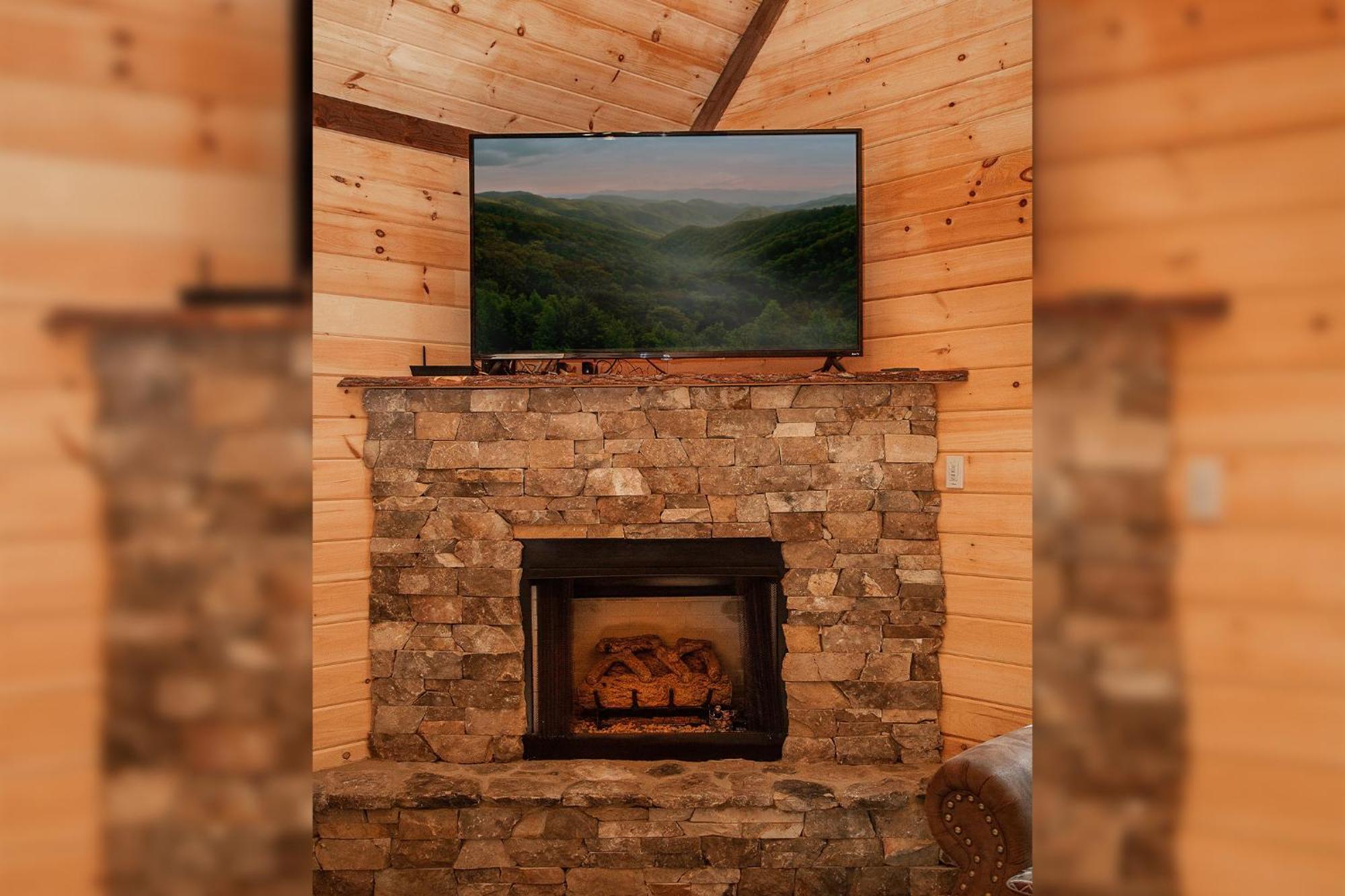 Adore The Smores Rustic Mountain Charm Outdoor Spaces And A Cozy Hot Tub Blue Ridge Exterior foto